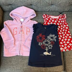 Lot of 2T girl clothes